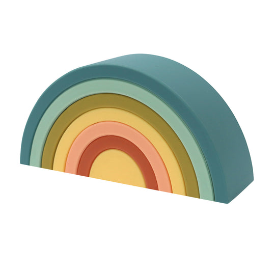 Silicone Rainbow Stacker - Blueberry banner