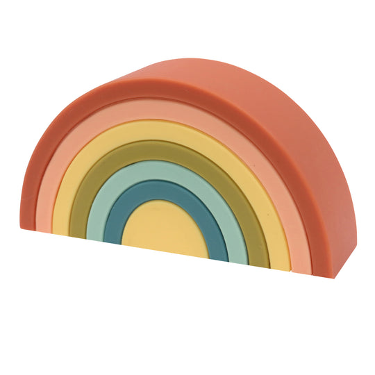 Silicone Rainbow Stacker - Cherry banner