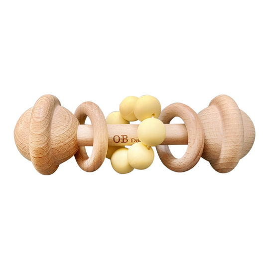 Wooden Rattle Toy - Lemon banner