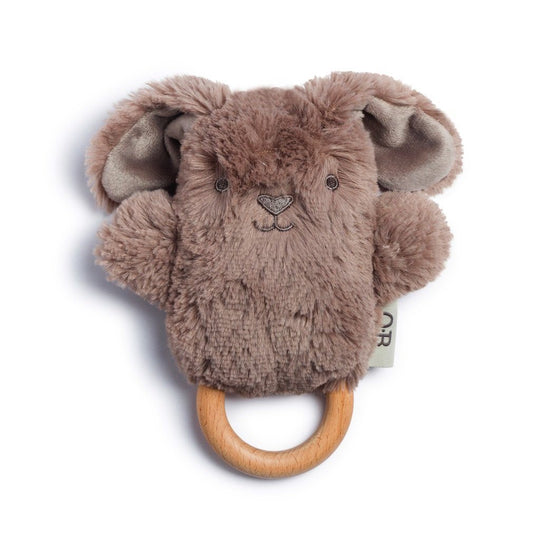Byron Bunny Soft Rattle Toy 6.8" / 17cm banner