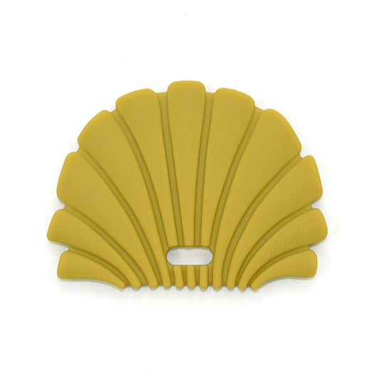 Silicone Shell Teether - Gold banner